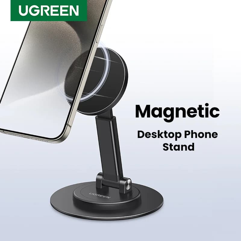Magnetyczna aluminiowa podstawka do telefonu, obrót 360°