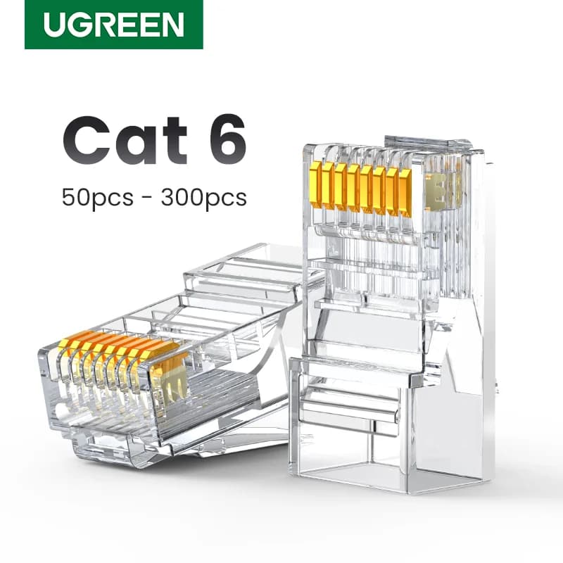 Złącza RJ45 Cat6 do kabli sieciowych Ethernet