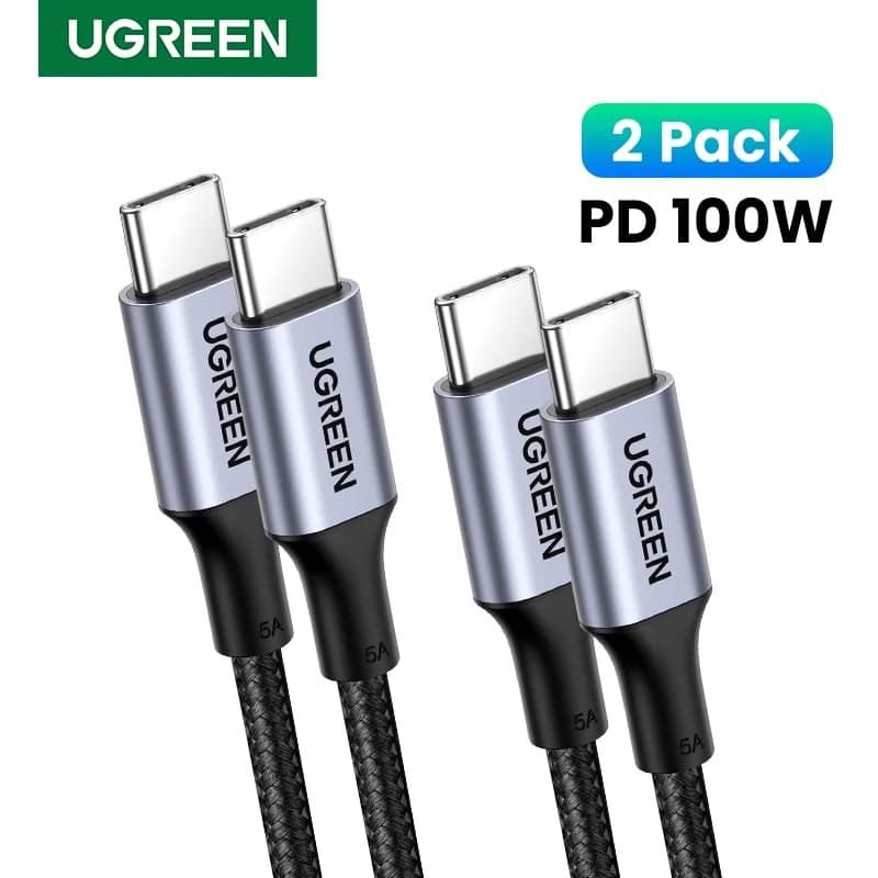 Zestaw 2 kabli USB-C na USB-C PD 100W