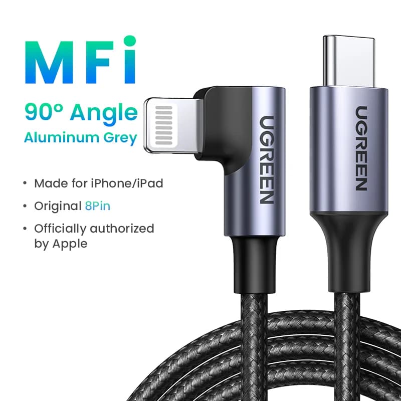 Kabel USB-C na Lightning MFi, PD 20W
