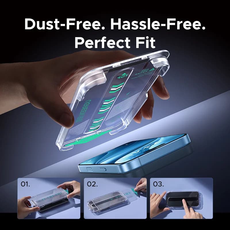 Hartowane szkło ochronne do iPhone, zestaw 2 szt.