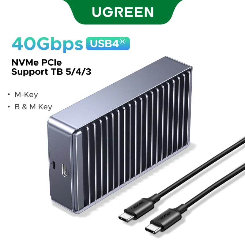 Obudowa na dysk SSD M.2 NVMe USB4, 40Gbps, Thunderbolt