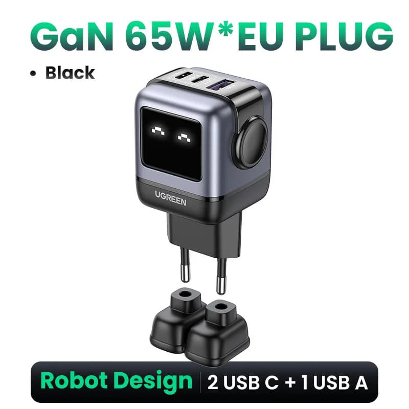 Szybka ładowarka GaN USB-C 65W z PPS