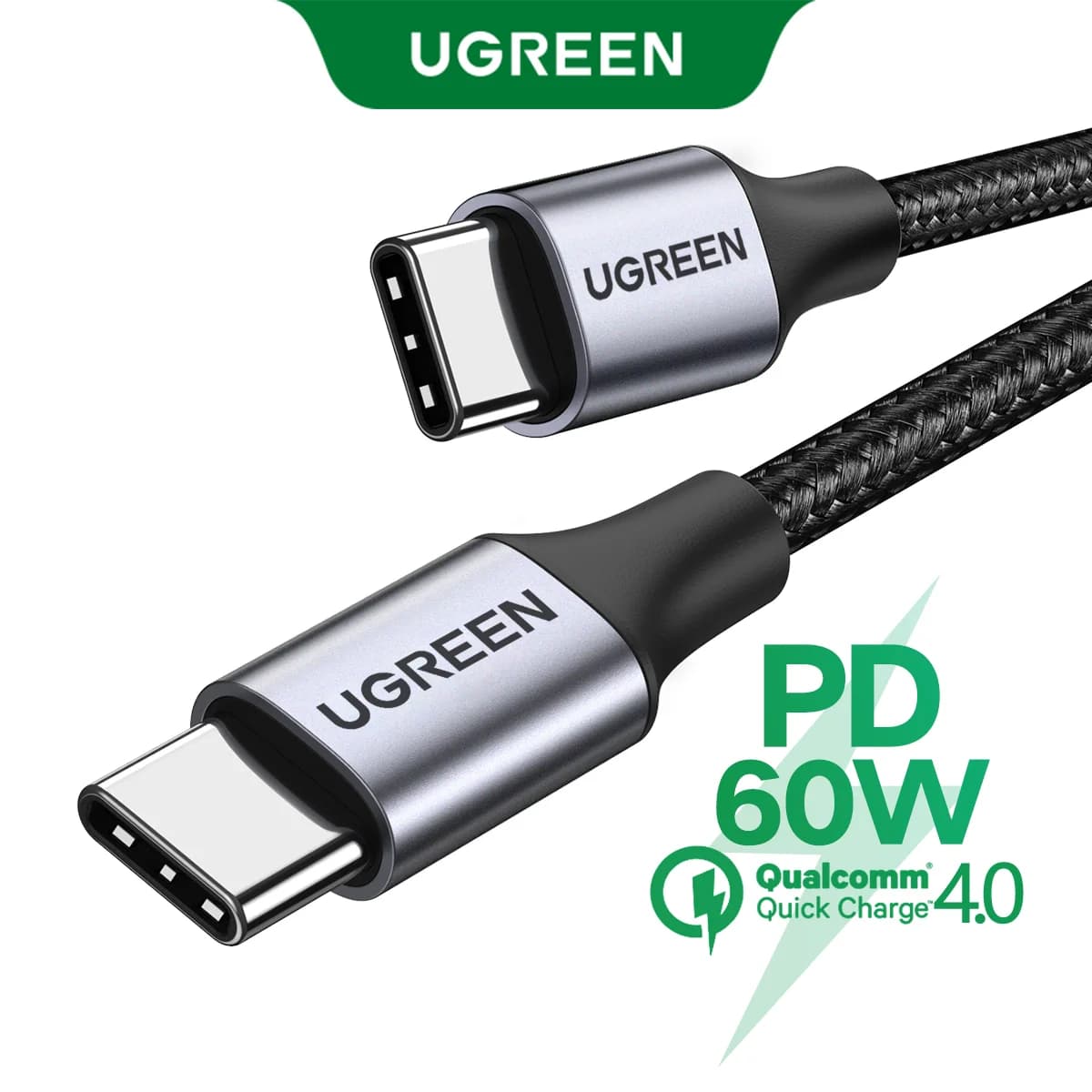 Kabel USB-C do USB-C, szybkie ładowanie 60W PD 3.0