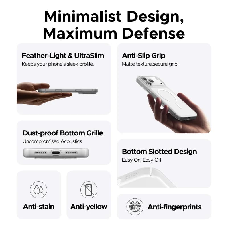 Magnetyczne etui antywstrząsowe do iPhone Pro Max