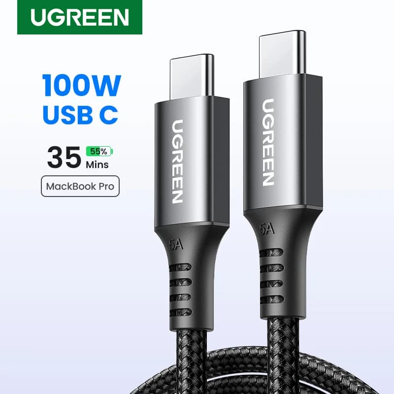 Kabel szybkiego ładowania PD USB-C na USB-C 100W