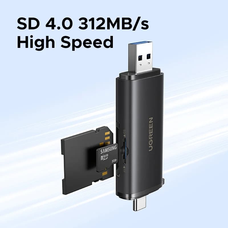 Czytnik kart SD 4.0 USB-C, 312MB/s