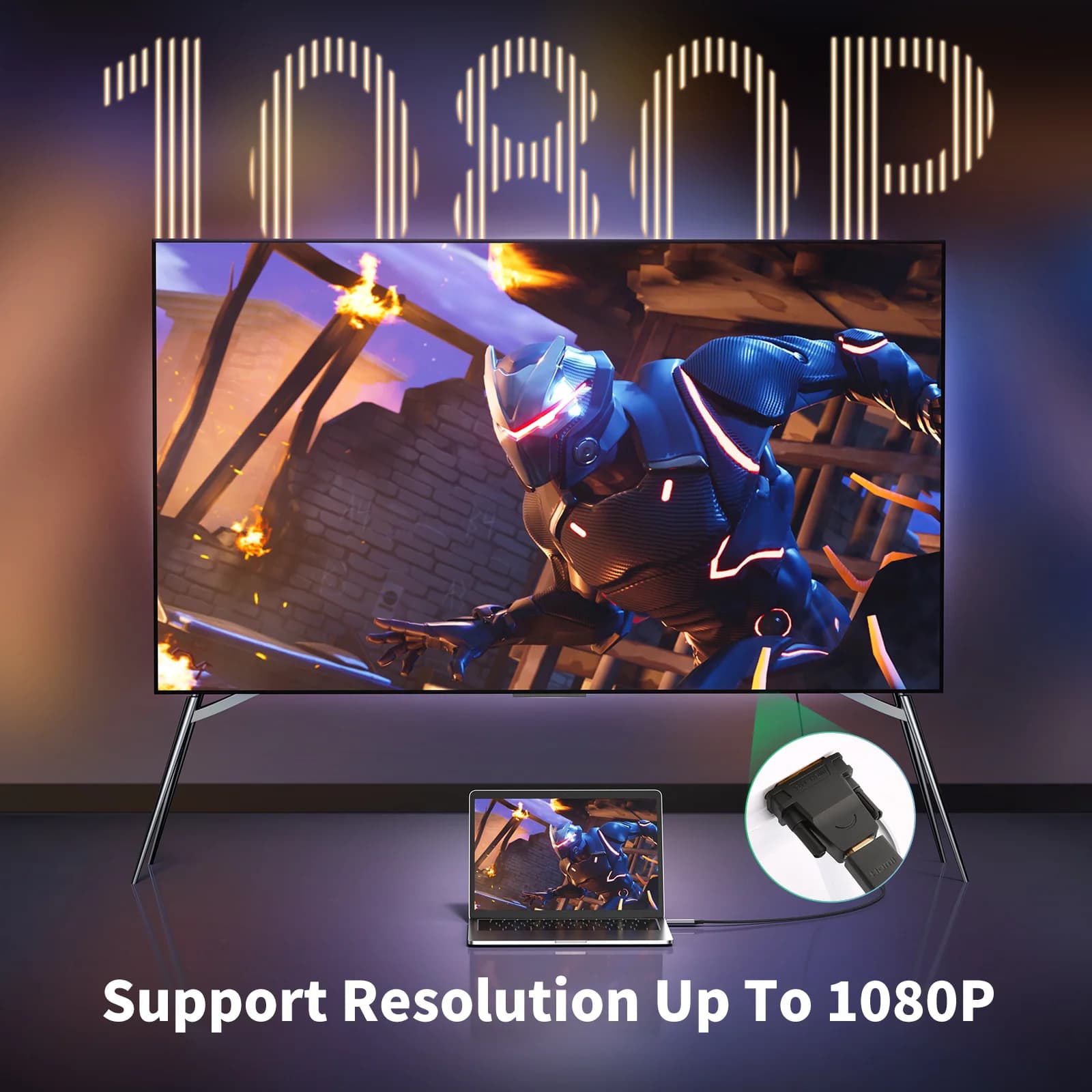 Adapter dwukierunkowy DVI-D na HDMI