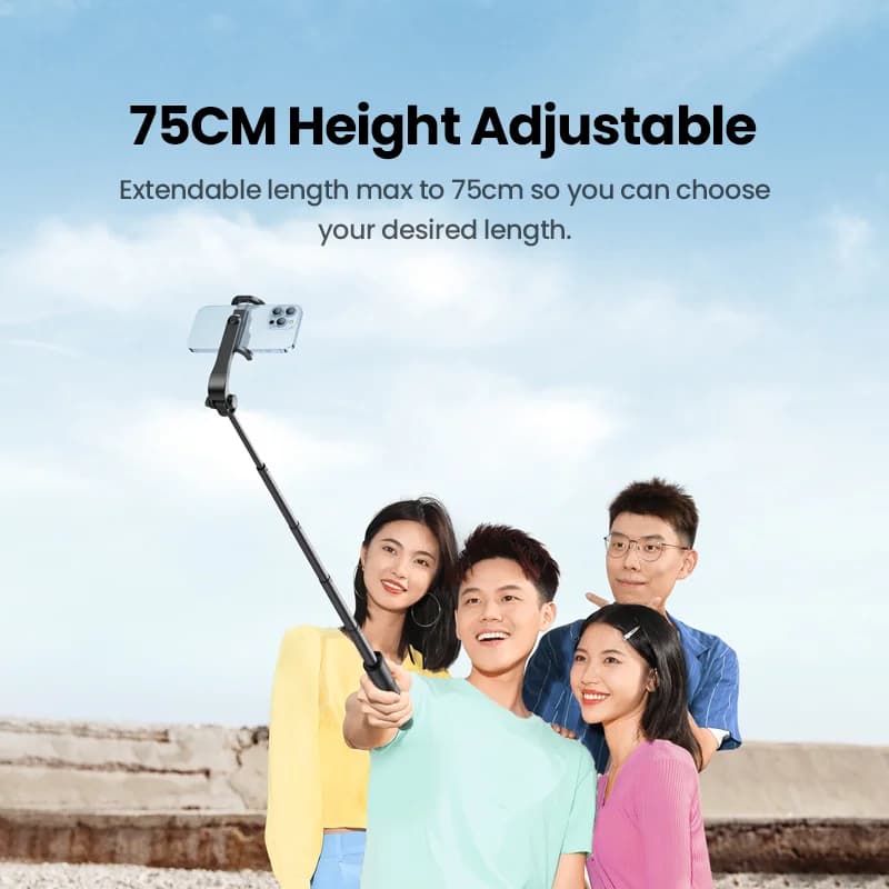 Uchwyt selfie Bluetooth z trójnogiem i zdalnym wyzwalaczem
