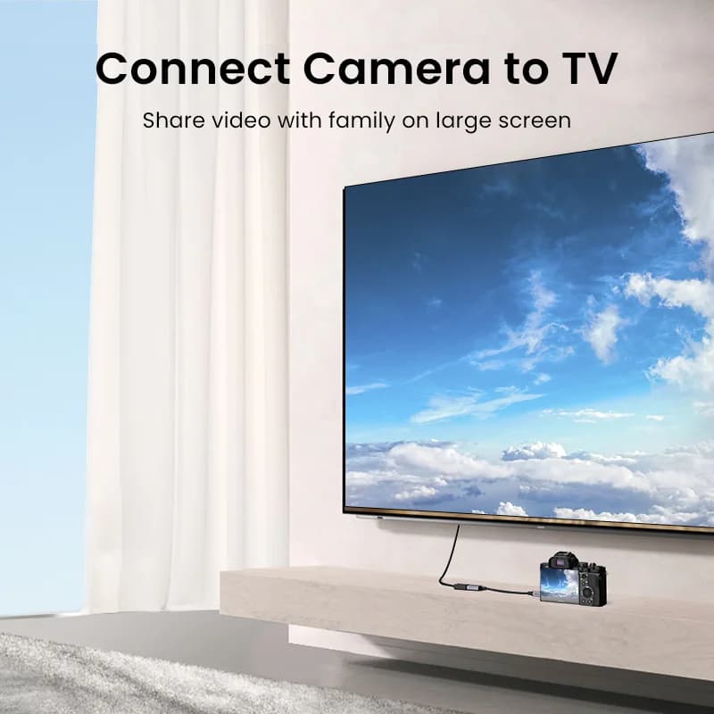 Kabel adaptera Micro HDMI do HDMI, 4K/60Hz