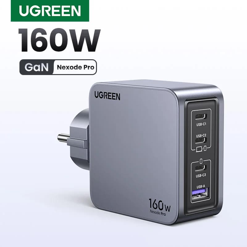 Ładowarka GaN USB-C 160W z wtyczką koreańską