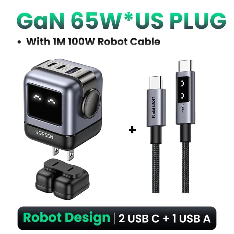 Szybka ładowarka GaN USB-C 65W z PPS