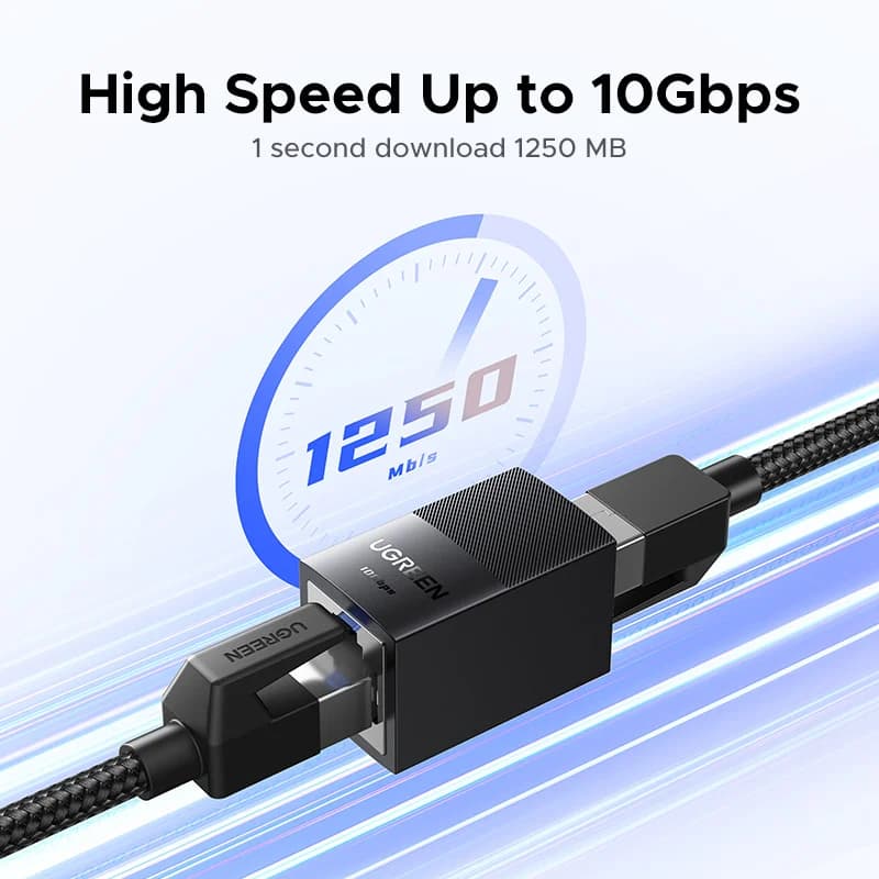 Przedłużacz sieci Ethernet RJ45, 10Gbps