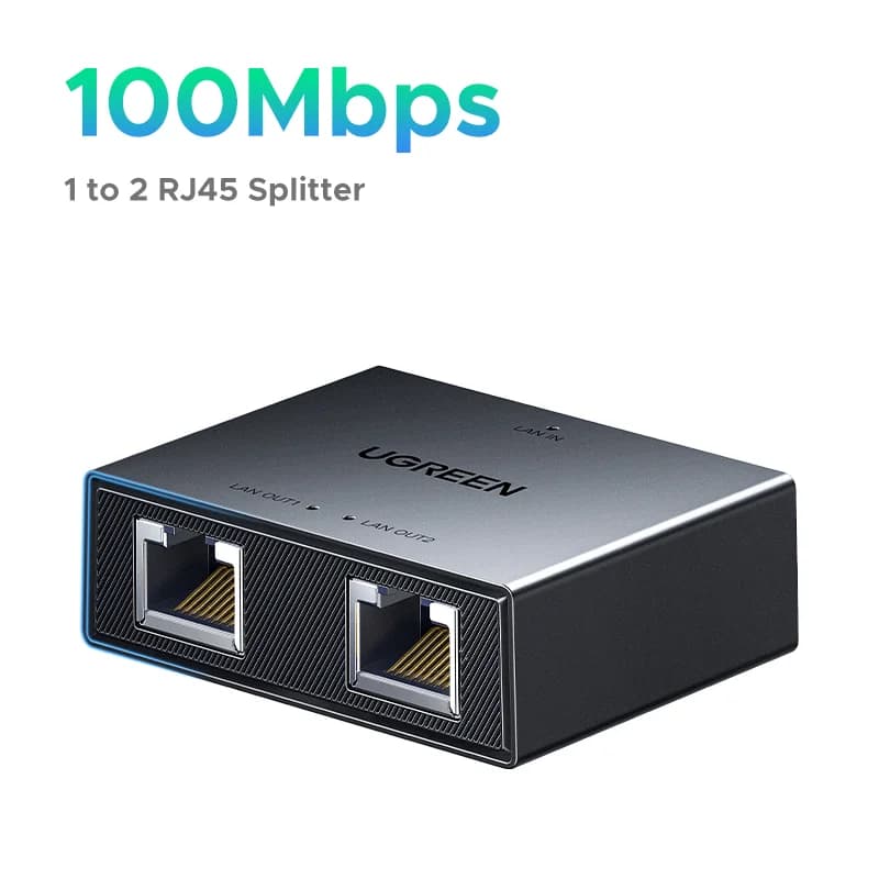 Rozgałęziacz sieci Ethernet RJ45 1 na 2