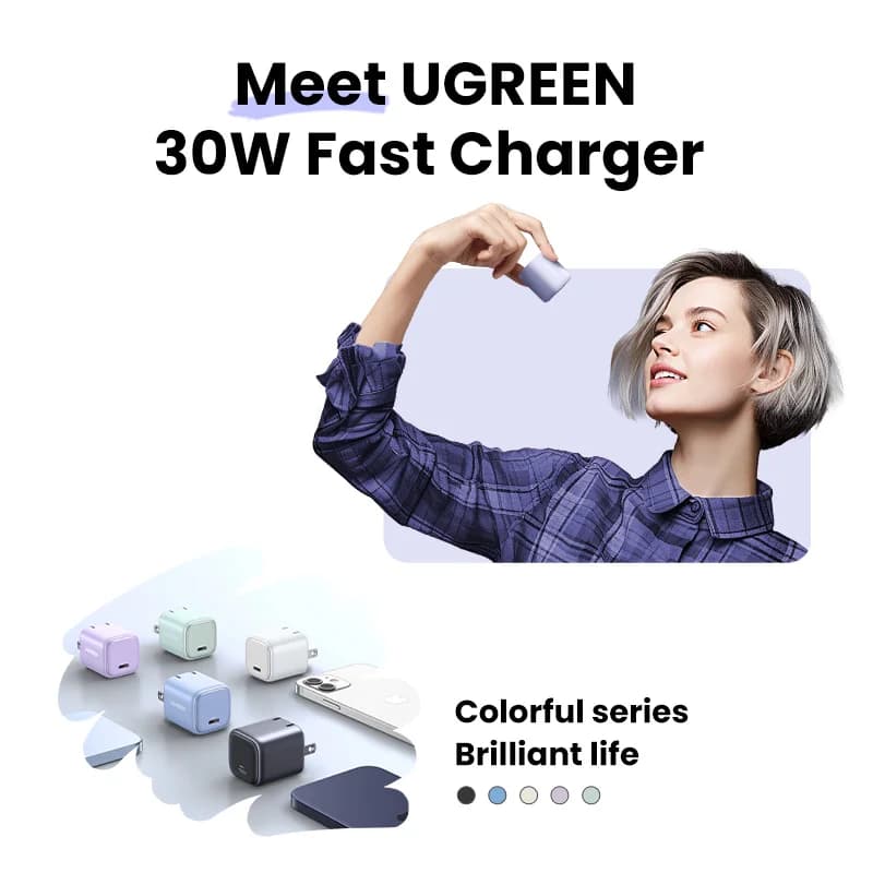 Ładowarka sieciowa USB-C GaN 30W