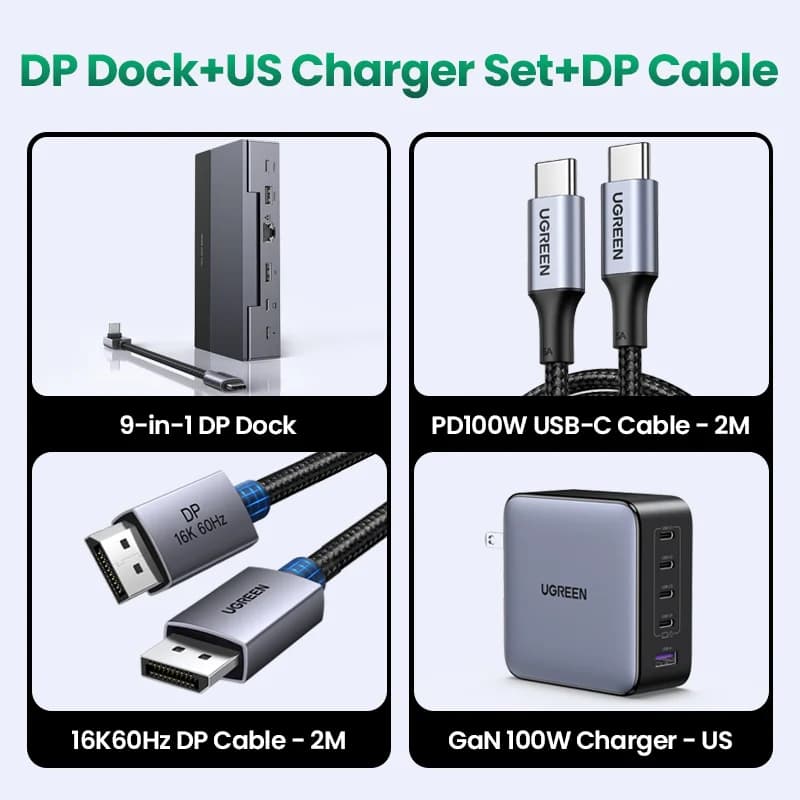 Stacja dokująca USB-C, 4K 120Hz, 10Gbps, PD 100W