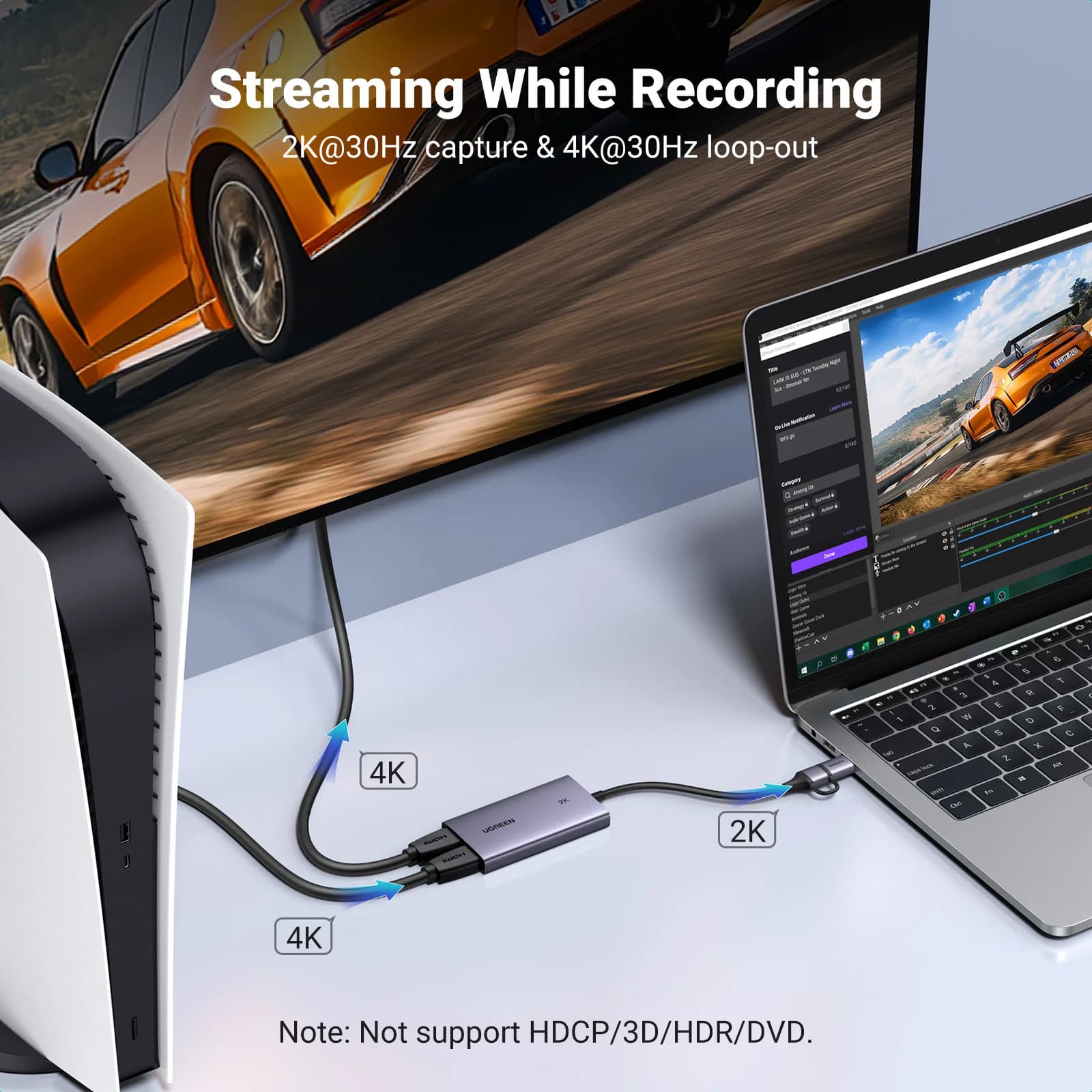 Karta przechwytująca wideo 4K HDMI do USB