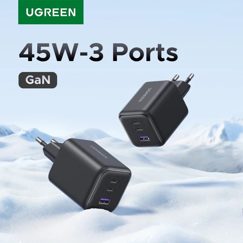 Ładowarka GaN USB-C PD 45W z PPS