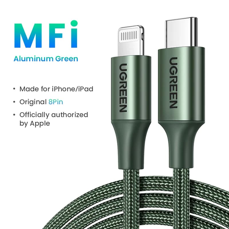 Kabel USB-C na Lightning MFi, PD 20W