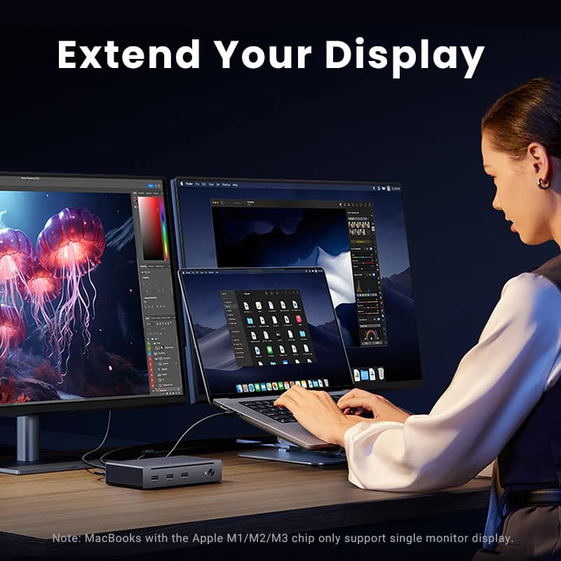 Stacja dokująca Thunderbolt 4 8w1 z wyjściem 8K