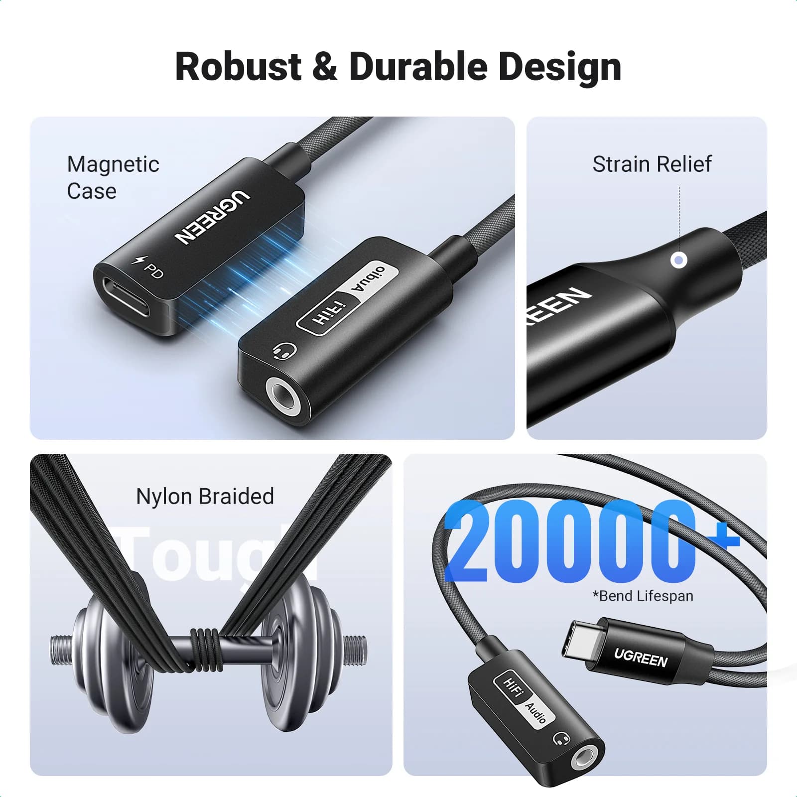 Adapter audio USB-C na AUX 3.5mm z chipem DAC