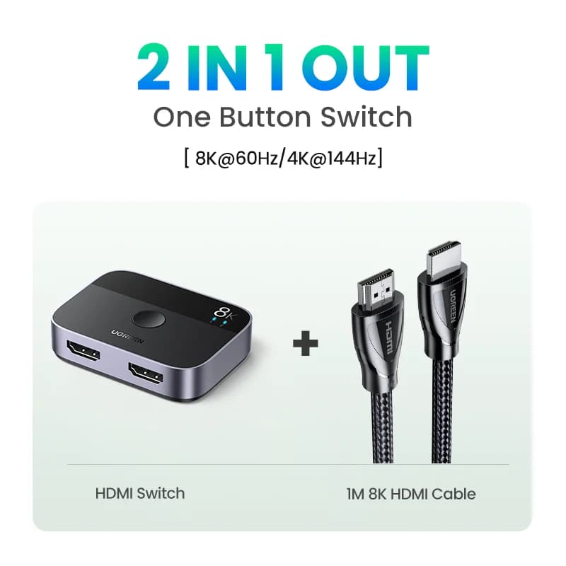 Splitter i przełącznik HDMI 2.1 8K 60Hz
