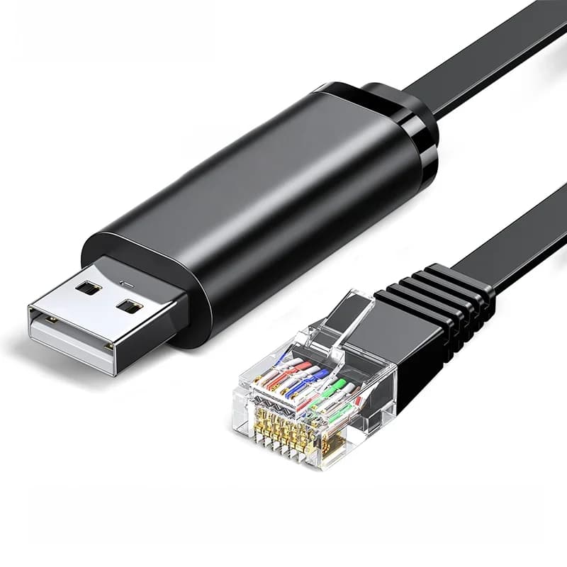 Kabel konsolowy USB do RJ45, adapter szeregowy RS232