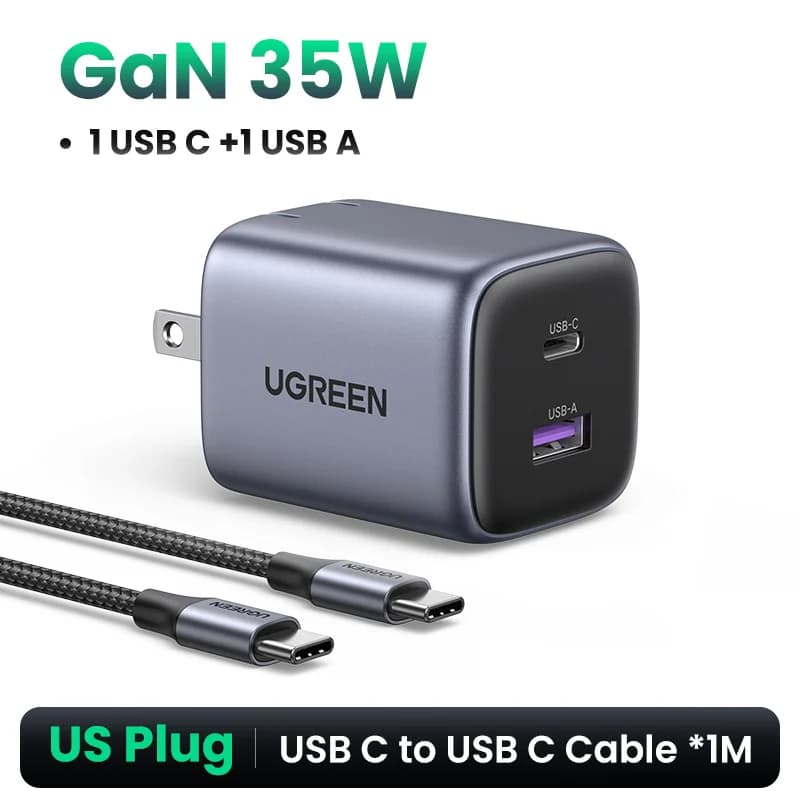 Szybka ładowarka GaN USB-C PD 35W