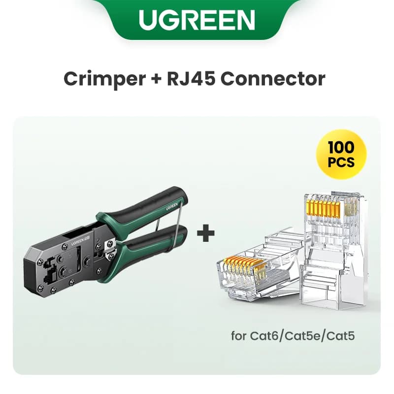 Narzędzie do zaciskania RJ45 dla kabli Ethernet CAT6/7