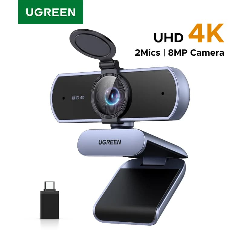 Kamera internetowa 4K, 8MP, Autofokus, Podwójne mikrofony