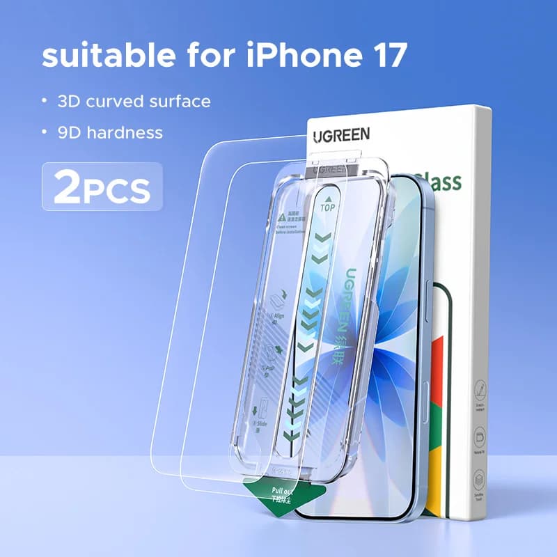 Hartowane szkło ochronne do iPhone, zestaw 2 szt.
