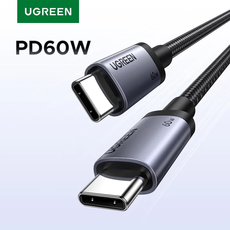 Kabel USB-C na USB-C, szybkie ładowanie PD 60W