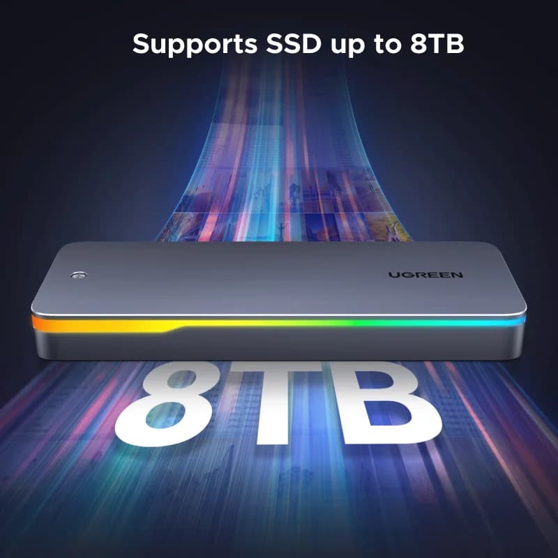Obudowa na dysk SSD M.2 NVMe/SATA, USB 3.2 Gen 2