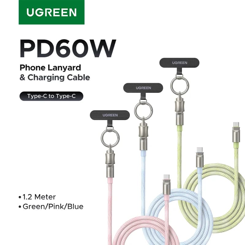 Kabel ładujący USB-C PD60W na smyczy