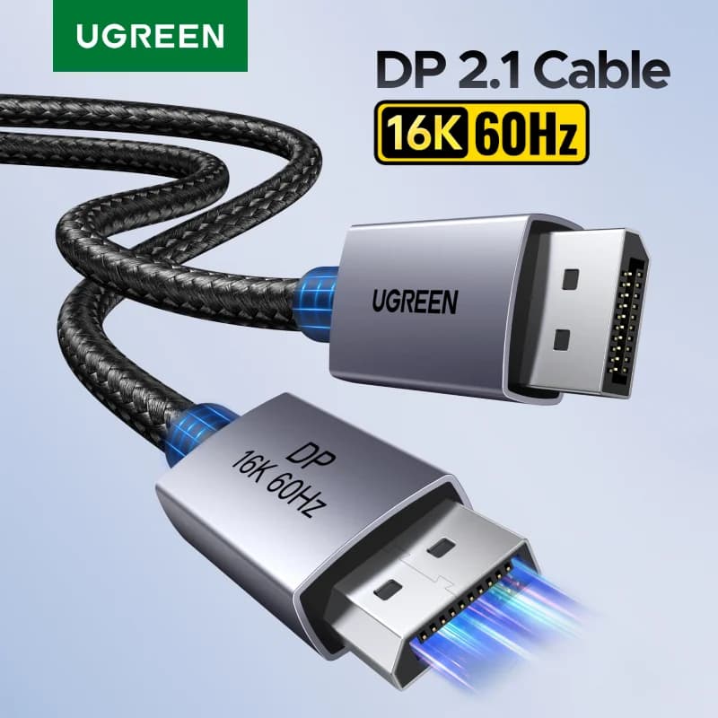 Kabel DisplayPort 2.1, wsparcie wideo 8K 60Hz HDR