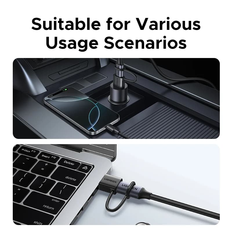 Adapter USB-A na USB-C OTG, USB 3.1, 18W