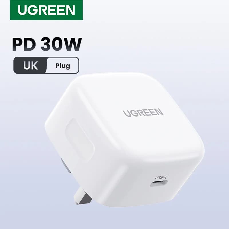 Ładowarka szybka USB-C 30W z wtyczką UK