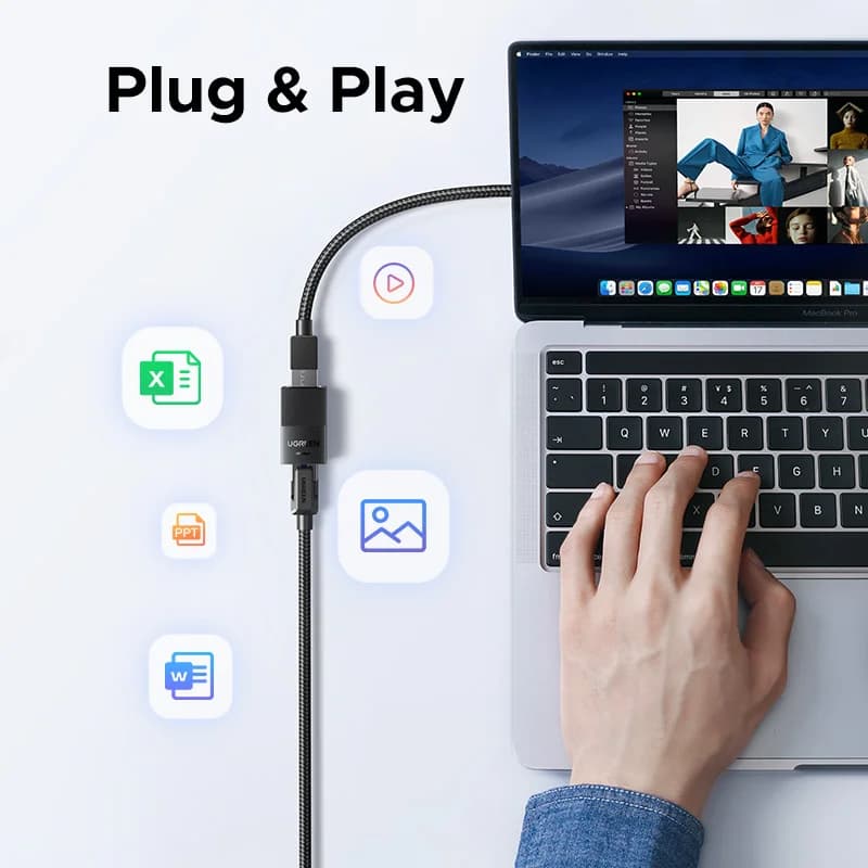 Przedłużacz sieci Ethernet RJ45, 10Gbps