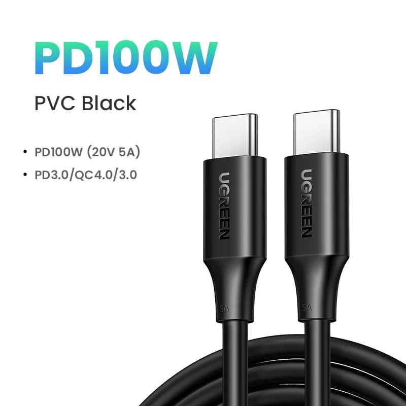 Kabel USB-C do USB-C, 100W PD, 5A