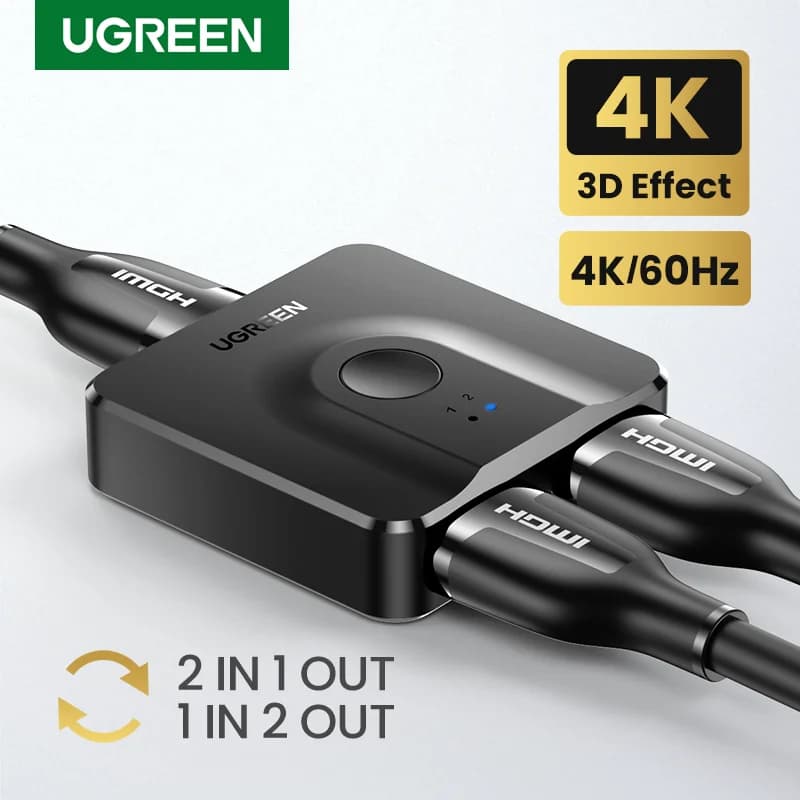 Dwukierunkowy splitter i przełącznik HDMI 4K