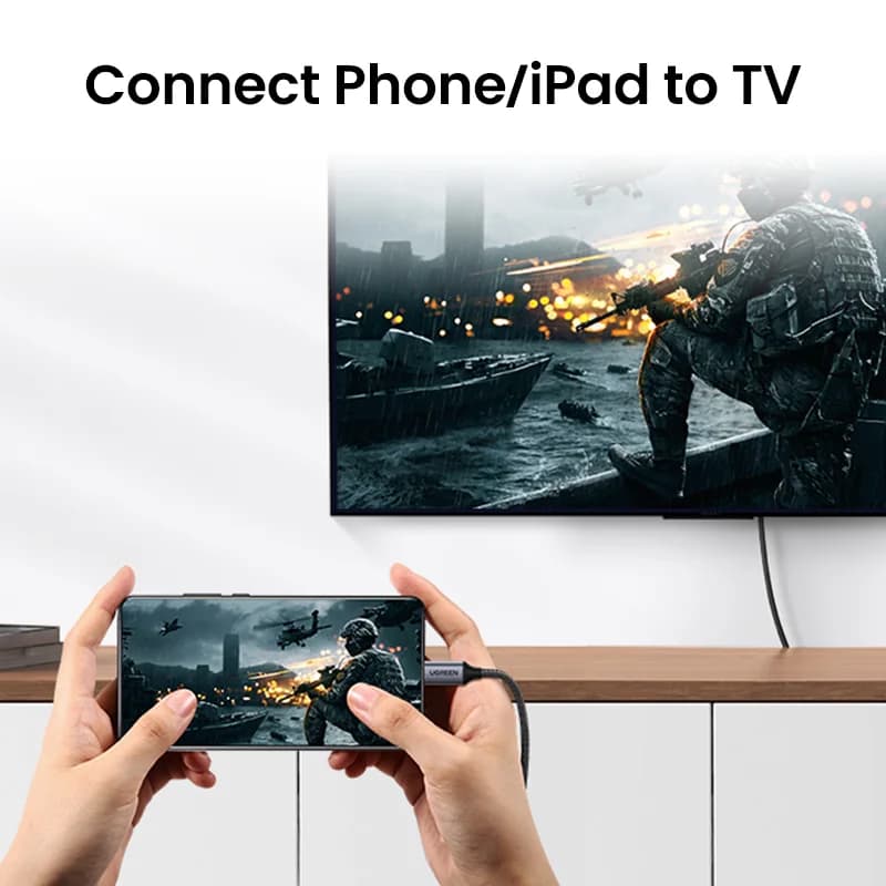Kabel USB-C na HDMI, adapter wideo 4K