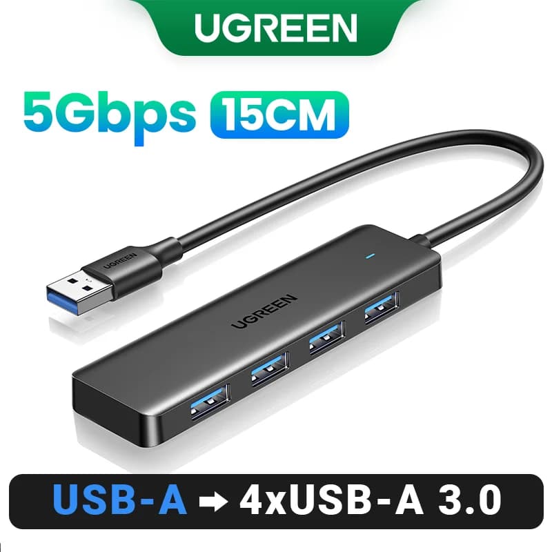 Hub USB 3.0 & USB-C 4-portowy